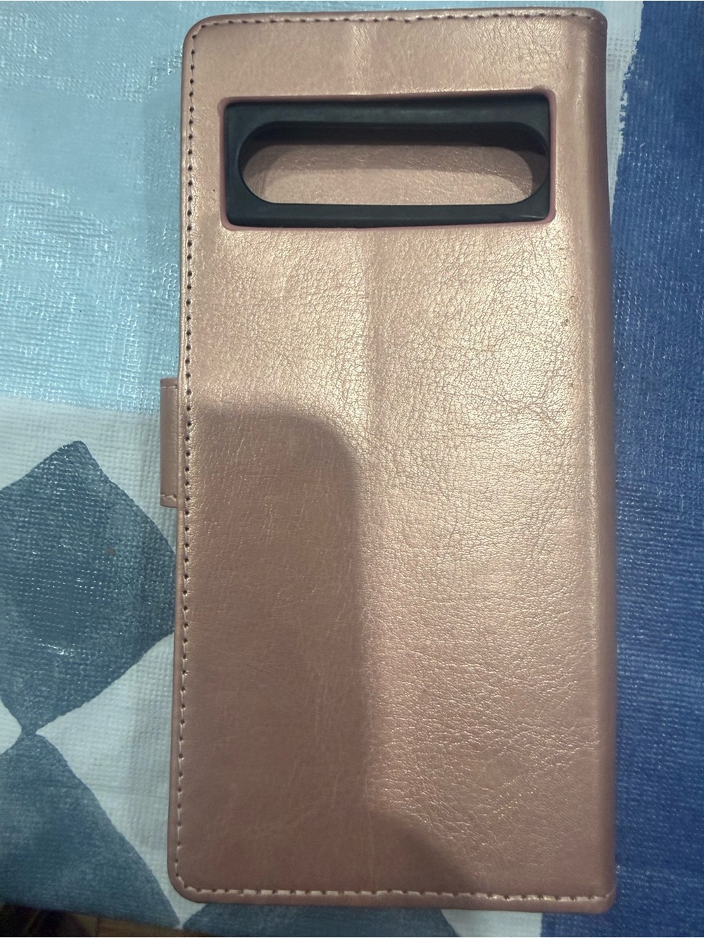 Premium Rose Gold Flip Phone Case with Window - Unbranded